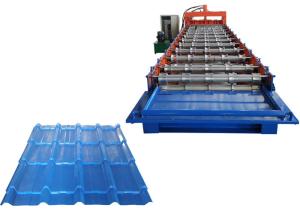 Iron Sheet Arc Glazed Tile Roll Forming Machine Leak Frame Load Bearing 4.6T