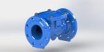 Automatic Rubber Flapper Swing Flex Check Valve Nylon Reinforcement Disc