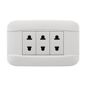 Buy cheap Electrical Wall Power Socket , Flame Resistant Residential Power Plug Socket product