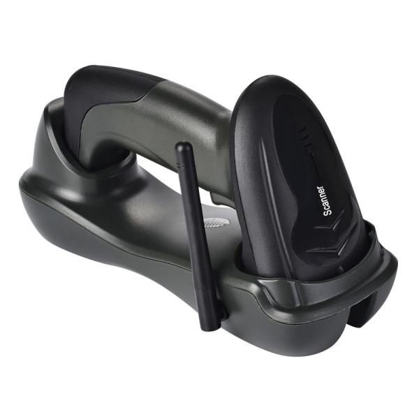 Quality Wireless Laser 1D Barcode Scanner 433MHZ Plug And Play For Store YHD-5300LM for sale