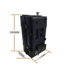 China VHF COFDM HD Wireless Transmitter 8w Live Broadcasting AV Sender on sale