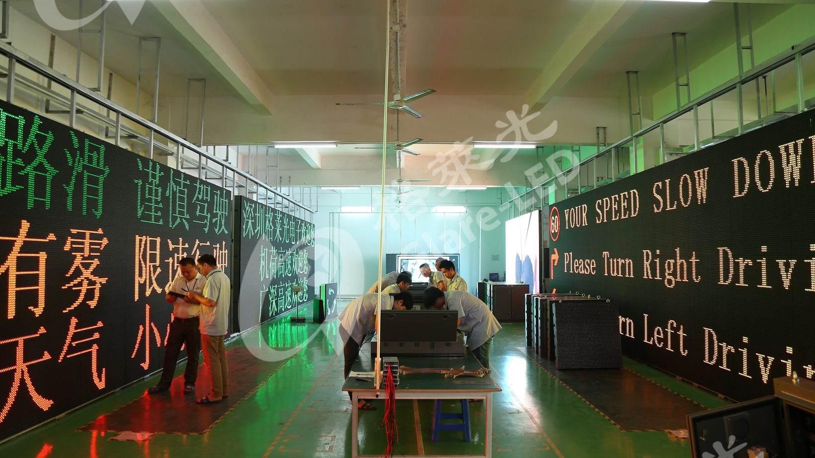 En12966 Highway Gantry Suspended Vms Road Fixed Variable Information Led Traffic Display