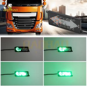 China Plastic 12V Green Flashing Motorcycle Lights Lucency LED CG Spare Parts on sale
