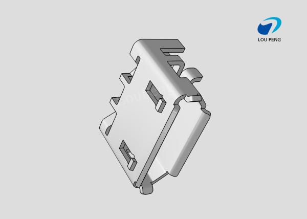 Quality factory price smt micro usb connector 5pin female; LOCK PIN-DIP micro usb connectors for sale