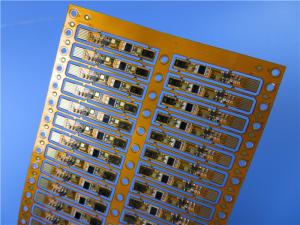 Buy cheap Assembled Flexible PCB Built On 0.15mm 2-Layer FPC Polyimide (PI) With Immersion Gold and yellow coverlay product