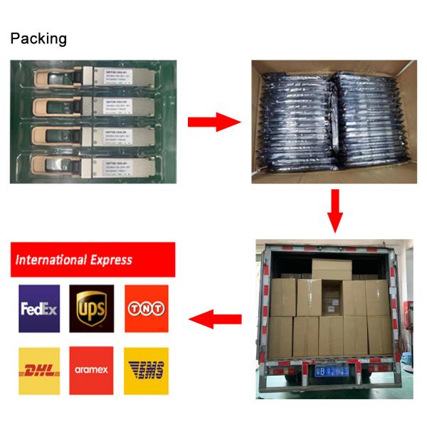 40G qsfp 80km ZR4 LC connector optical transceiver module singlemode Cisco compatible
