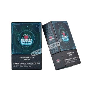 Buy cheap Custom Spot UV Logo Rigid Cardboard Boxes Paper Card Box For Flash Playing Card Game Poker Desk Card product