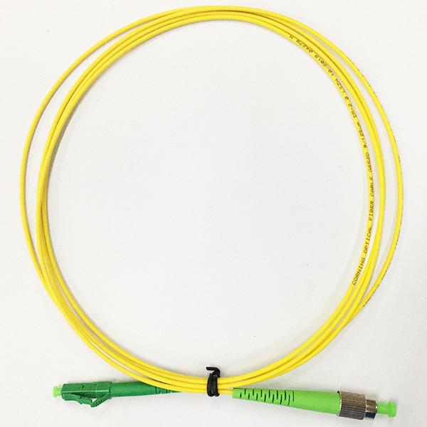 Quality FC / APC To LC / APC Fiber Optic Patch Cord  2.0mm 8° Angel Polishing Low Insertion Loss for sale