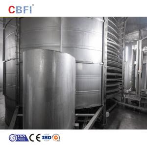 10000kg/h Double Spiral Freezer Quick Freezing Machine For Food Factory