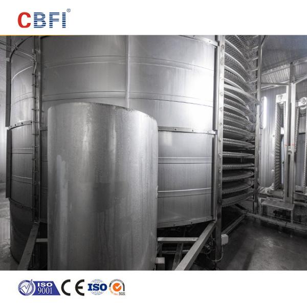 Quality Industrial Spiral Freezer Function/IQF Blast Freezer Food Quick Frozen Machine Machine Model Competitive Price for sale