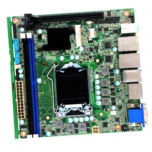 LGA 1151 Mini Itx Motherboard , Tablet PC Motherboard Dual Channel DDR4 Dual LAN