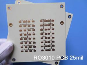 China HASL 2-Layer Rogers RO3010 Ceramic Filled PTFE PCB 35uM Copper on sale