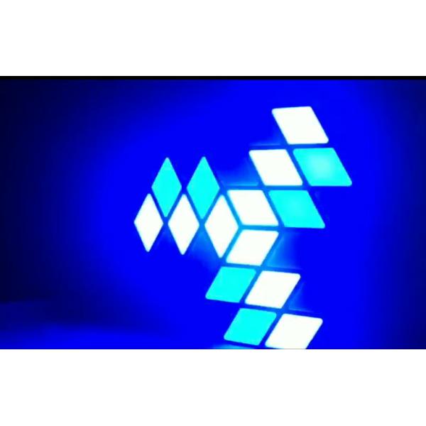 Lightweight 3D LED Disco Panel 3200K-6500K RGB LED Wall Panel With LED Magic Cube Effect