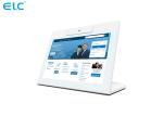 Desktop Android Reception Digital Signage With Binocular Camera Optional