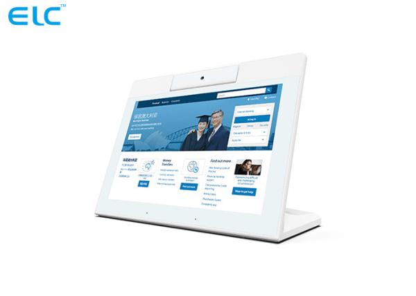 Quality Desktop Android  Reception Digital Signage With Binocular Camera Optional for sale