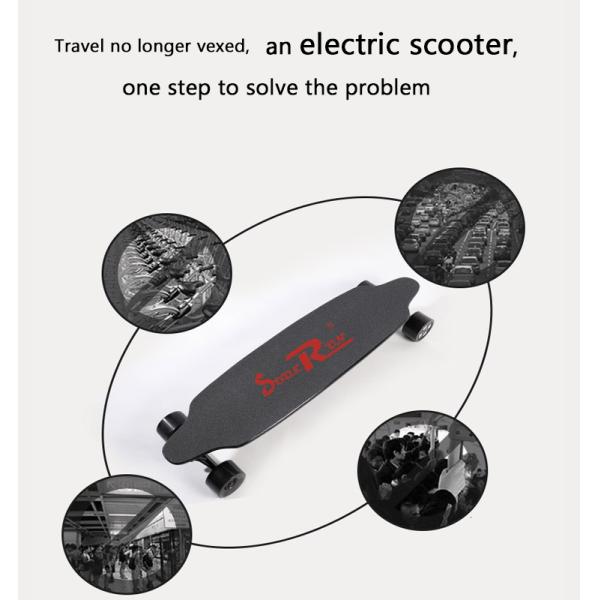 Lightweight Portable Electric Skateboard , SYL-07 Motor Powered Longboard