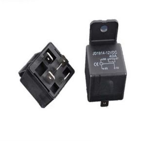 China JD1914/12VDC 40A/12VDC 5Pin black color auto relay on sale