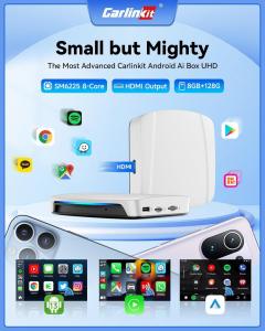 Buy cheap Android 13 HDMI Output TBox UHD Wireless Adapter CarPlay Android Auto AI Box SM6225 8G 128Gb Support Youtube Netflix product