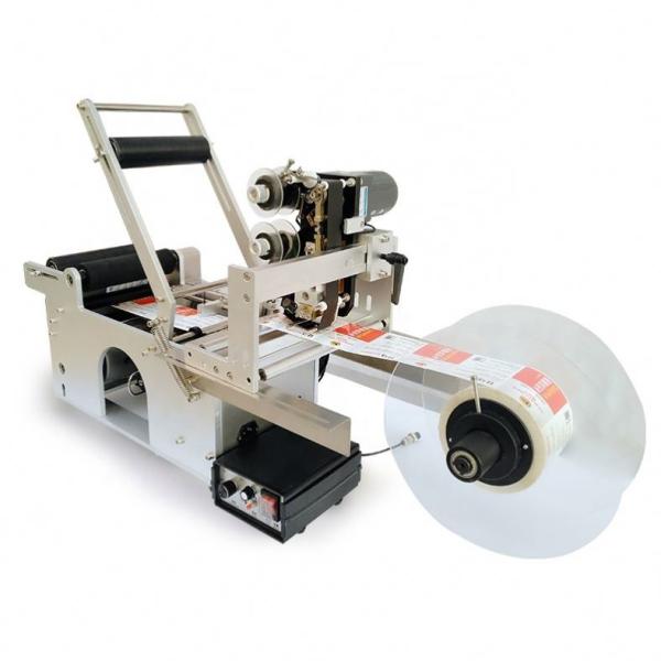 220V Packaging Labeling Machine , Adhesive Sticker Labeling Machine With Date