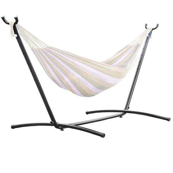 Quality Outdoor Canvas Hammock Swing Modern Style Beach Cotton Canvas Hammock for sale
