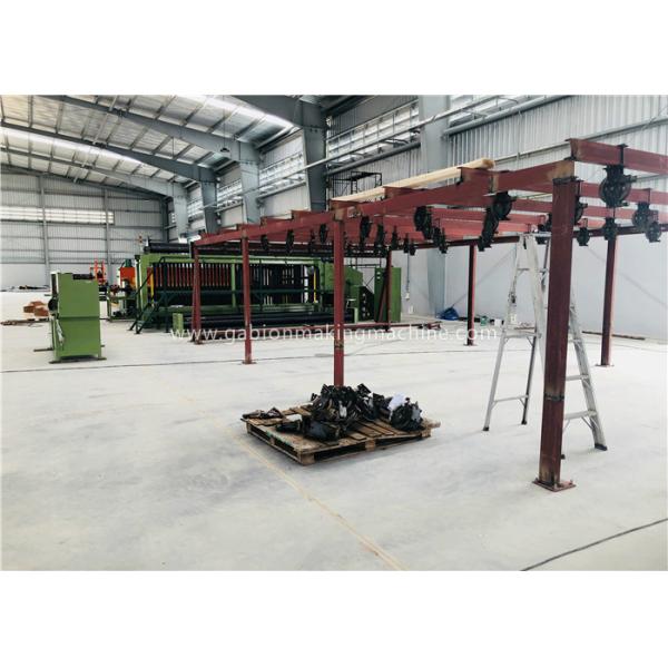 Stone Cages Wire Mesh Knitting Machines , Double Twist Hexagonal Mesh Machine