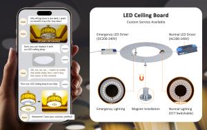 China High CRI 80 200*200mm LED Ceiling Light Source Perfect Replacement for Energy Saving Dimmable Ceiling Lamp on sale