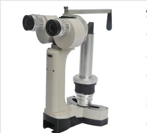 China Horizontal ±30° Slit Angle Hand Held Slit Lamp With White LED Illumination Bulb on sale
