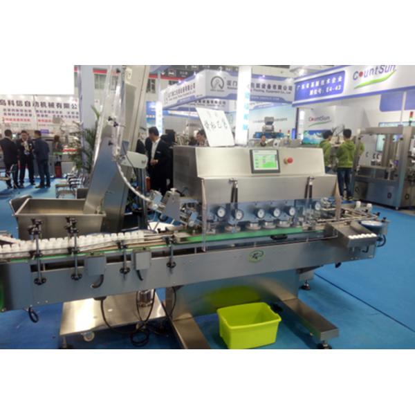 Automated Capsule Tablet Bottle Filling Machine In Integrated Pharmaceutical Production Line