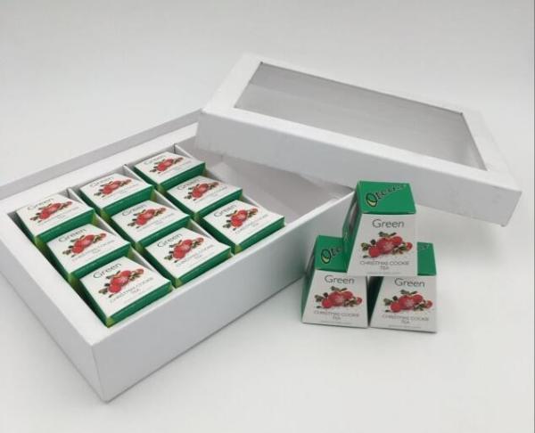 Quality UV Embossing Christmas Packaging Boxes Recyclable With Clear PVC Window for sale