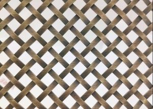 Buy cheap Flexible 304 316 Stainless Steel Architectural Woven Wire Mesh 2.5m 4.0m Width product