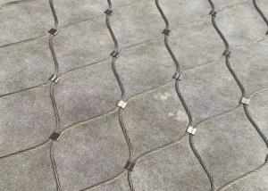 High Strength 50cm*50cm Stainless Steel Wire Rope Net Silver