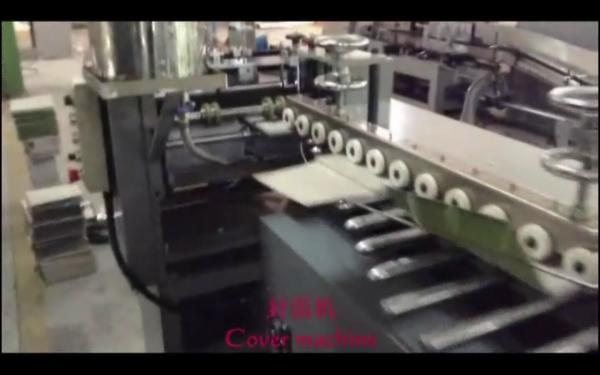 Reliable Hardcover Book Binding Machine High Working Speed 250-800 Gms Thickness