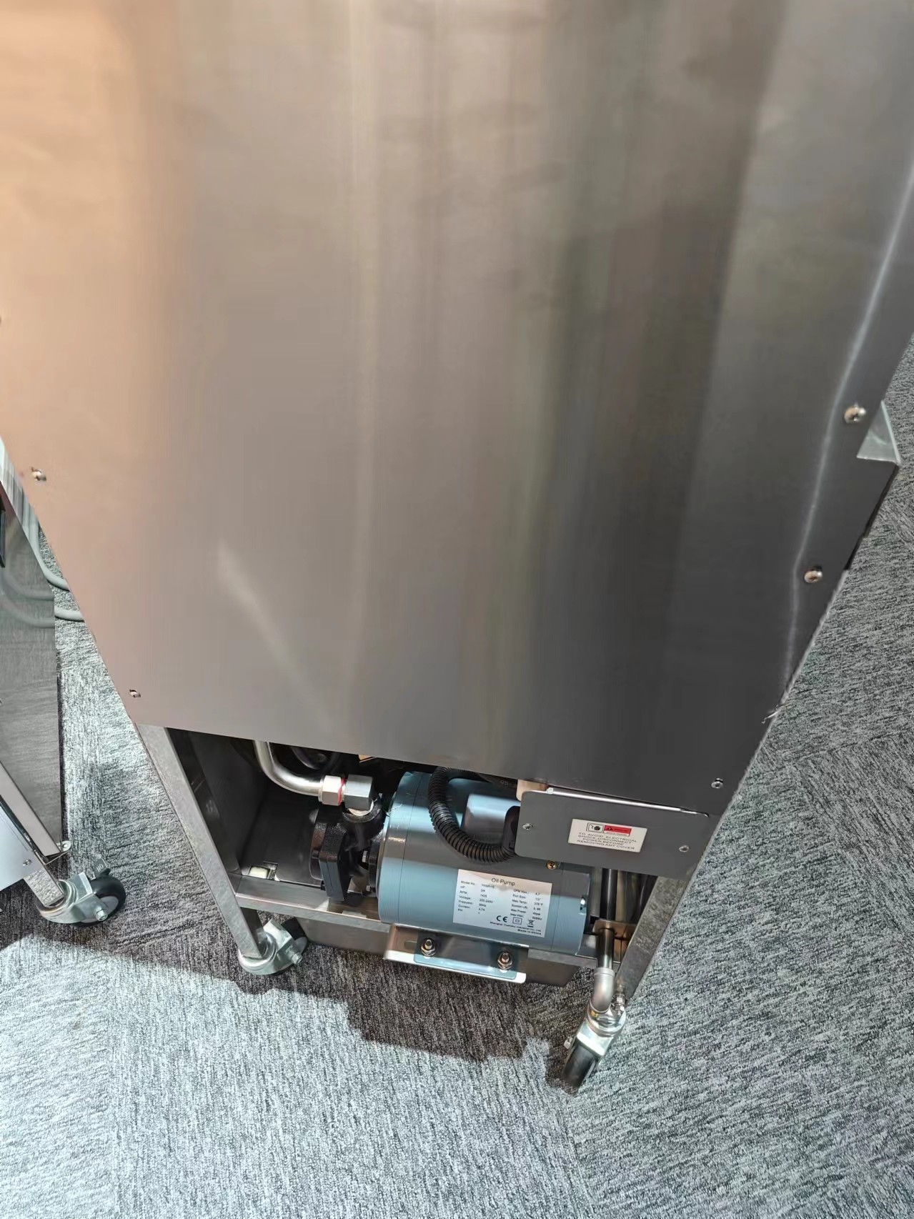 Gas Heating 220V Digital Computer Panel One Pot Two Baskets Open Deep Fryer