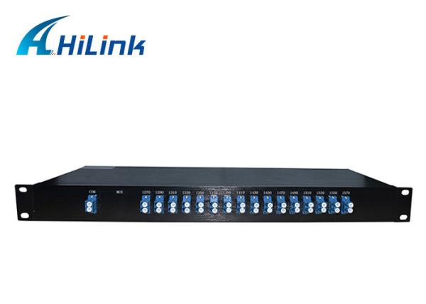 Quality 16 Channels Single Fiber CWDM Mux Demux Module LC/UPC Connector 1U Rack Mount for sale