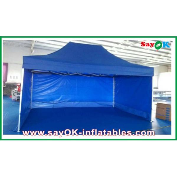 Outdoor Canopy Tent Aluminum / Iron Frames Gazebo Replacement Canopy 3 X 4.5m With 3 Sidewalls