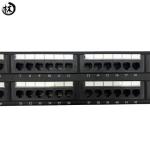 Network Cabinet 48 Port Cat6 Patch Panel , Utp Patch Panel 48 Port With Cable