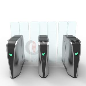 316SS Automatic Sliding Turnstile Flap Barrier Gate Entrance Bidirectional