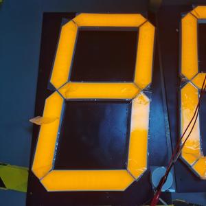 Buy cheap 100MCD 16 Inch Single Digit Seven Segment Led Display product