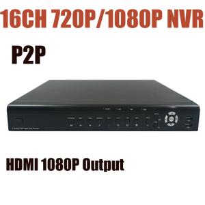 Buy cheap 1080P 720P Recording 16CH CCTV NVR for IP Camera Onvif P2P Cloud Support 2*4TB HDD Onvif H.264 Network Video Recorder product