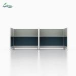 Silver Display Unit Separation Work Areas with Adjustable Height Performance