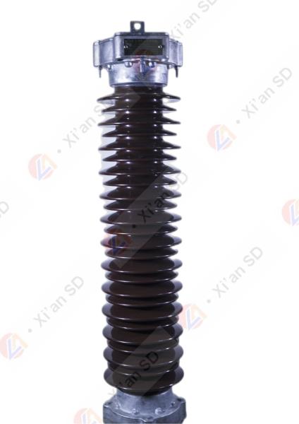 Quality Metal Oxide Lightning Surge Arrester Porcelain Gapless 110kV for sale