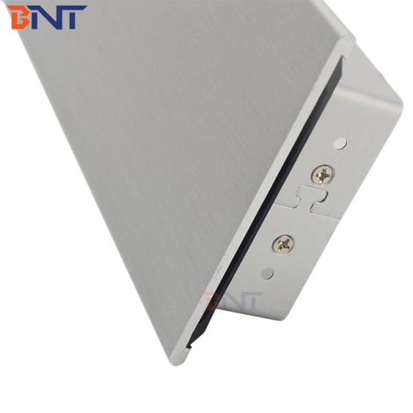 2021 new integrative double slip lid desktop embedded socket with usb