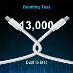 100W 5A USB C To USB C Cable Type C Charger Cord Compatible With MacBook Pro Air