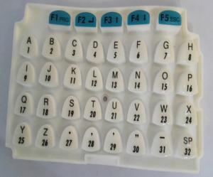 Customized Elastomeric Silicone Flexible Keyboard , Mechanical Computer Keyboard