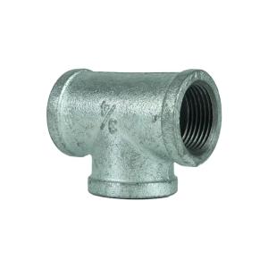 China Threaded Reducing Tee Galvanized Malleable Cast Steel Tee Stainless Steel Pipe Fittings on sale