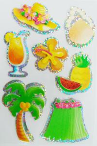 China Summer Season Style Custom Hologram Stickers Soft Without Harmful Edges on sale