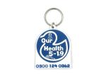 Rubber Keychains Custom For Advertising , Custom pvc Keychains 3D Design