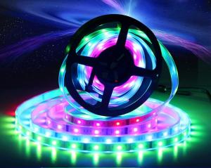 Buy cheap 5m 6803 IC 5050 digital RGB Strip,150LED IP67 tube waterproof dream magic color 12V Led Strip,30LED/m product