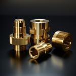 Brass CNC Turned Parts CNC Custom Machining Parts Turning CNC Machine Service