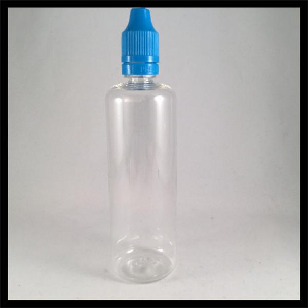 Big Capacity 100ml Plastic Dropper Bottles , Clear Plastic Empty Eye Dropper Bottles
